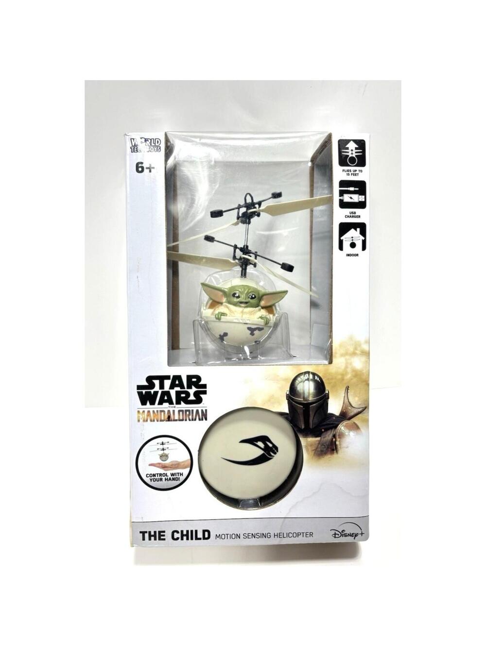 Star Wars The Mandalorian Small Hand Hovering Toy for Kids, New, Box Damaged
